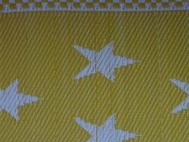 CSAO Plastic mat -stars - yellow and white L