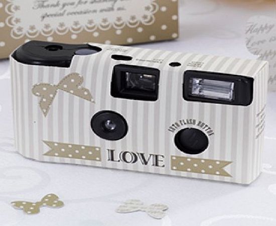 CSC Imports Ltd 10x Chic Boutique Single Use Cameras - IVORY/GOLD - Vintage Disposable Camera
