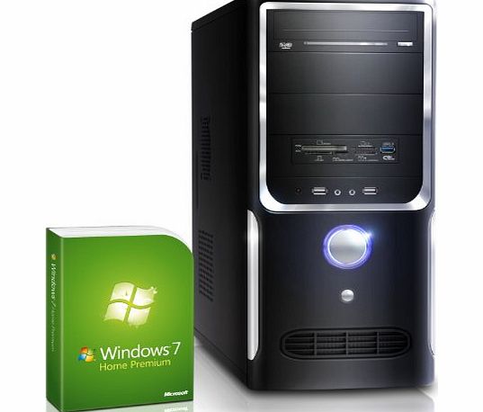 Powerful gaming PC! CSL Speed H4718u (Core i7) incl. Windows 7 - computer system with Intel Core i7-4770 4x 3400 MHz, 1000GB SATA, 16GB DDR3 RAM, MSI Mainboard, GeForce GT 630 4096 MB, USB 3.0, WiFi -
