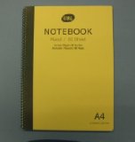 Spiral Back Plastic Cover Note Book A4 (SP0006)