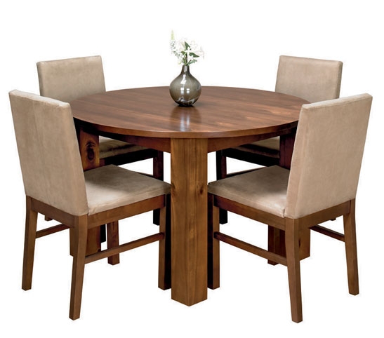 cuba Acacia Circular Dining Table - Table Only