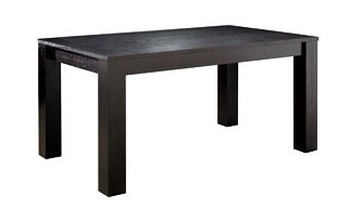 Black Fixed Dining Table