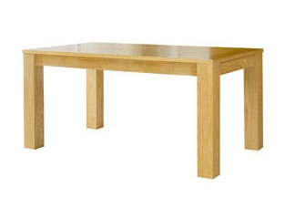 cuba Oak Fixed Dining Table