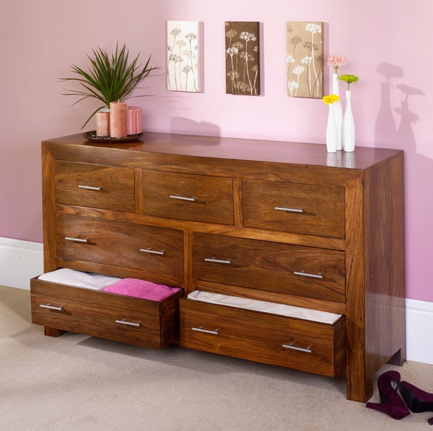 Cuba Sheesham 7 Drawer Chest