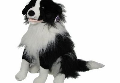 Cuddles Time Cuddlestime 26-inch Sitting Border Collie Soft Plush Toy