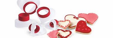 Cuisipro Cookie Cutter Set Heart Cookie Cutter Set Heart