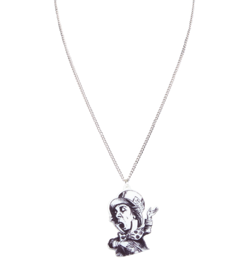 Culture Vulture Classic Mad Hatter Perspex Necklace