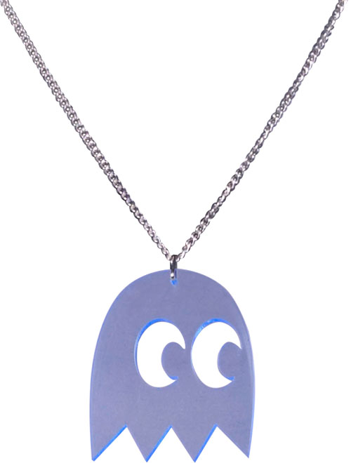 Culture Vulture UV 80s Gamer Ghost Necklace from Culture