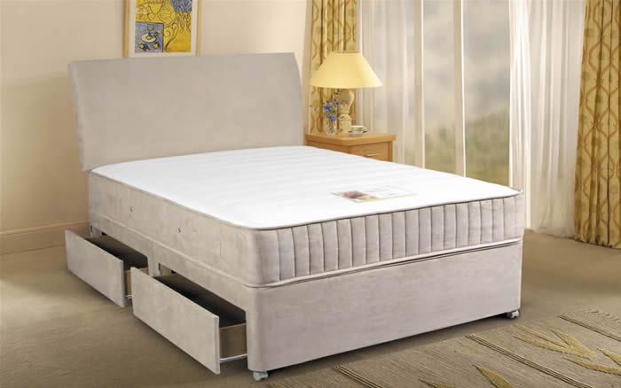 Cumfilux Beds Serenity 800 Deluxe 4ft 6 Double Divan Bed