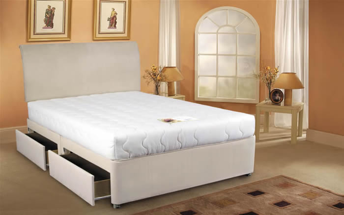 Cumfilux Beds Tranquility   3ft Single Divan Bed