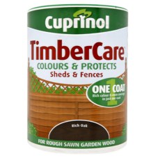 Cuprinol Timbercare Sheds and Fences Rich Oak 5ltr