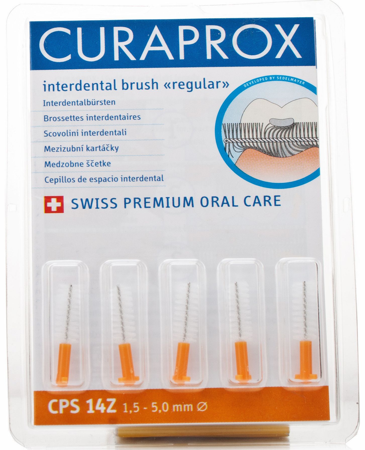 Curaprox Regular Orange Cylindrical CPS14Z