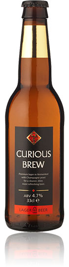 Curious Brew Lager, Chapel Down 12 x 330ml Bottle
