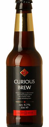 Curious Brew Lager, Chapel Down NV 12 x 330ml