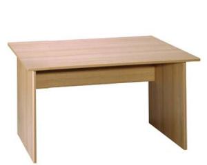 Curve rectangular panel end desk