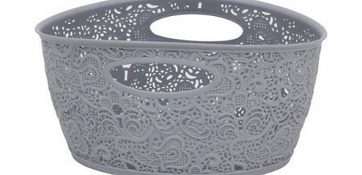 Curver Grey decorative VICTORIA basket with handles