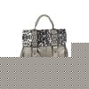ANIMAL PRINT SHOULDER BAG in GREY
