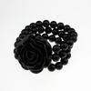 Curvety BLACK FLOWER BRACELET