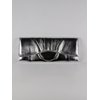 Curvety DIAMANTE HANDLE CLUTCH IN SILVER