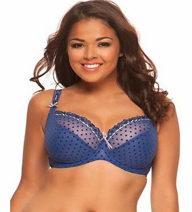 Blue Princess Balcony Bra