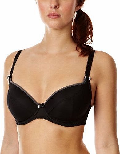 Curvy Kate Daily Boost Balcony Womens Bra Black 36J