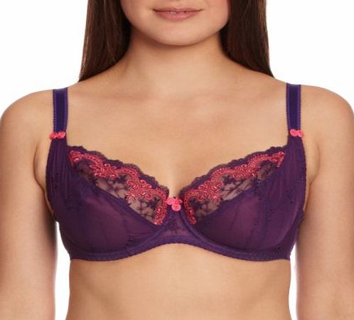 Curvy Kate Romance Balcony Womens Bra Plum/Watermelon 38FF