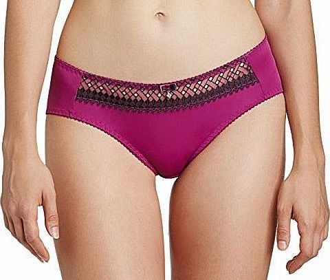 Curvy Kate Womens Gia Brief, Purple (Boysenberry/Black), Size 22