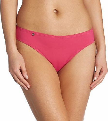 Womens Seashell Classic Swim Brief Bikini Bottoms, Pink (Sorbet), Size 12