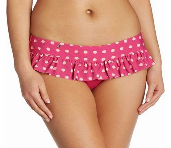 Curvy Kate Womens Seashell Skirted Brief Swim Shorts, Pink (Sorbet), Size 12