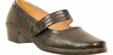 CUSHION WALK Phillippa Black Court Shoe