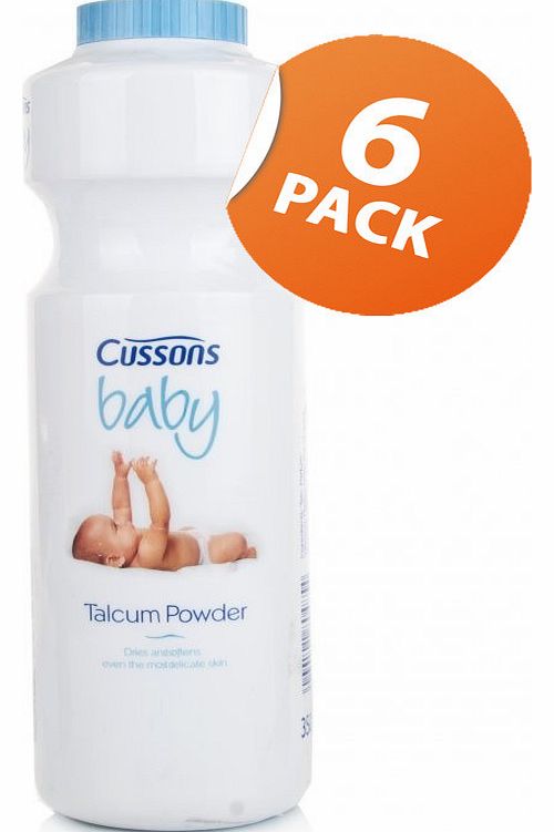 Cussons Baby Talcum Powder 6 Pack