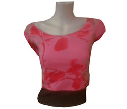 Womens Floral print japanese top