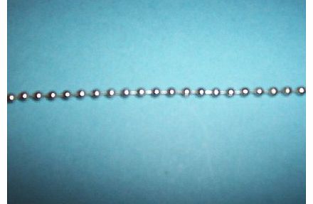 ROLLER / ROMAN BLIND METAL NICKEL 4.5MM BALL CHAIN - SOLD BY THE METRE