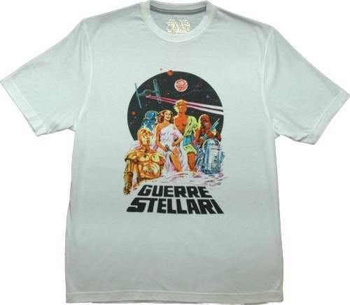 Men` Guerre Stellari Star Wars T-Shirt from Cut and Sew by Marc Ecko