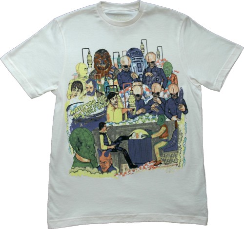 Men` Moseisley Cantina Star Wars T-Shirt from Cut and Sew by Marc Ecko