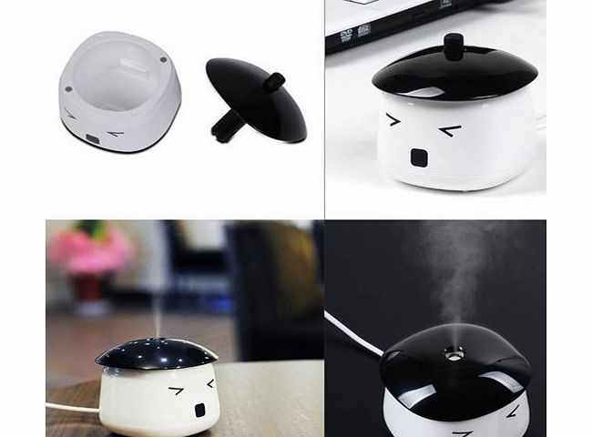 CWDEAL  Cute Facial Mini Humidifier Air Mist Purifier with USB Cable for Home / Office