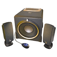 Cyber Acoustics 2.1 180w Acoustic Authority Pro Series speaker system A-3780RB