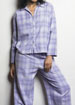 Cyberjammies Precious Lilac brushed woven pyjama set