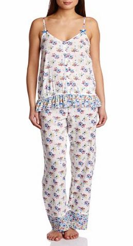 Cyberjammies Rebecca Print Womens Camisole White Mix Size 16