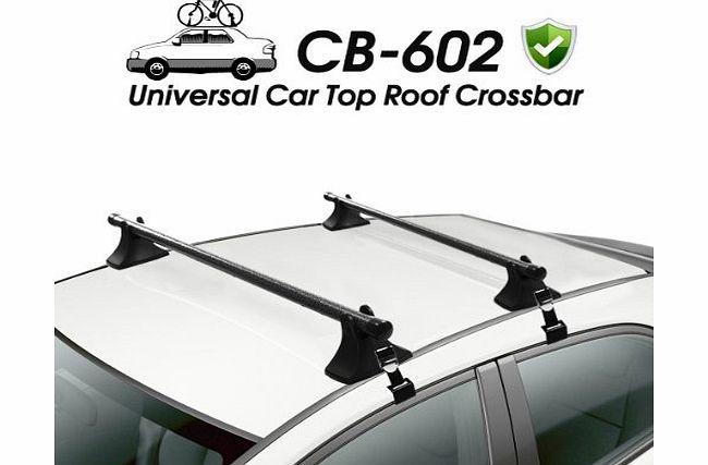 CyclingDeal  Universal Car Top Roof Cross Bar Crossbar Adjustable Rack