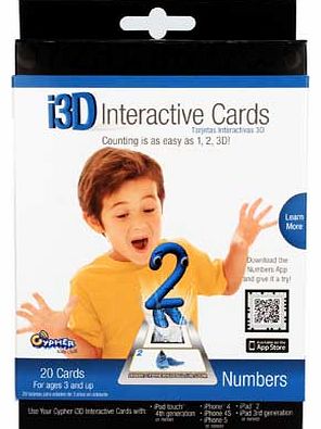 Cypher Kids Cypher i3D Interactive Number Cards - iPad. iPod