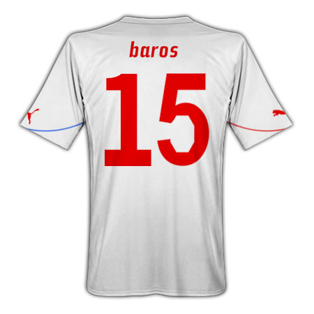 Puma 2010-11 Czech Republic Puma Away (Baros 15)