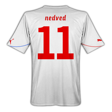 Puma 2010-11 Czech Republic Puma Away (Nedved 11)