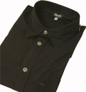 Black Long Sleeve Cotton Shirt