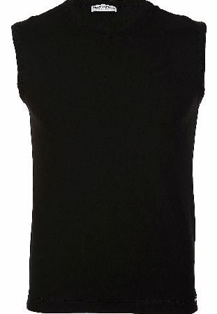 Dolce and Gabbana Stretch Cotton Tank Black