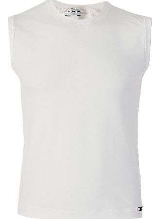 Dolce and Gabbana Stretch Cotton Tank White