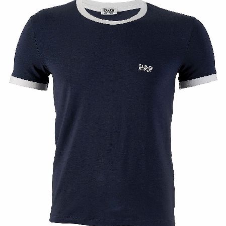 Dolce and Gabbana White Trim T-Shirt