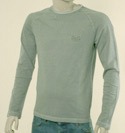 D&G Mens D&G Khaki Green Long Sleeve Cotton Sweatshirt