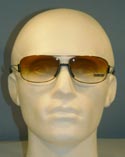 Unisex Bronze Tinted Lens with Bronze Frame Sunglasses