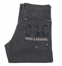 D & G Faded Blue Canvas Button Fly Jeans - 34 Leg